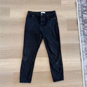 Black Abercrombie High Rise Jeans